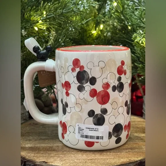 ✨ Brand New w/Tags Rae Dunn Disney enjoy Mug featuring Mickey Mouse Ears ✨ - Picture 5 of 13